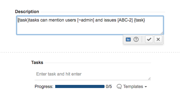 Simple & Quick Task Entry.